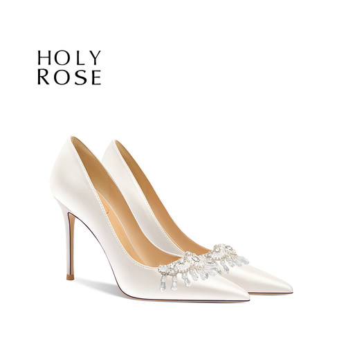 HolyRose法式缎面婚鞋高级
