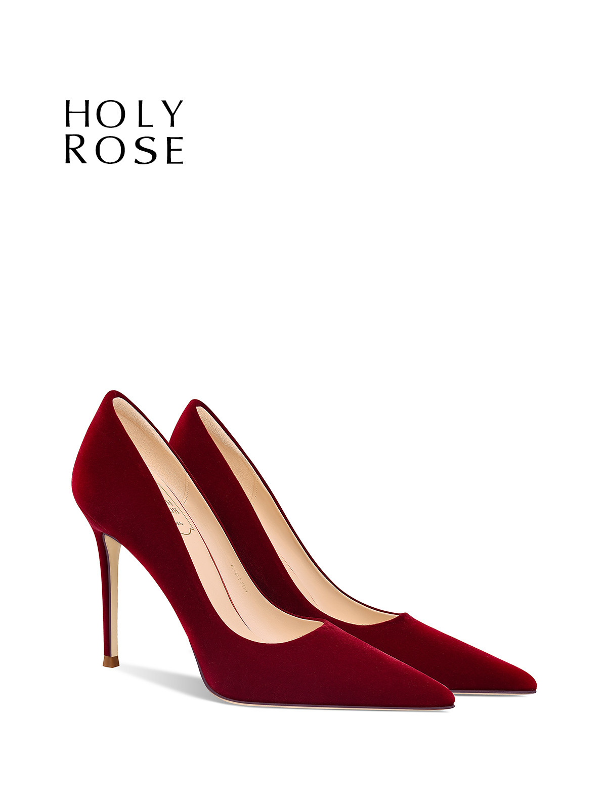 HOLYROSE RED HIGH HEELS WEDDING SHOES BRIDAL SHOES WOMENS CHINESE XIUHE DRESS WEDDING SHOES NICHE LUXURY SENSE IS NOT TIRED FEET