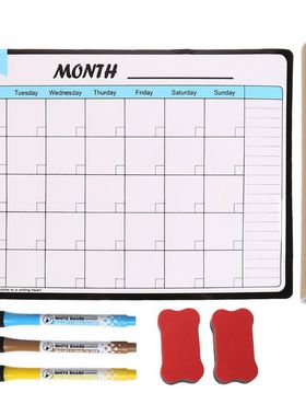 Monthly Planner Soft Magnetic Whiteboard Fridge Magnets Draw