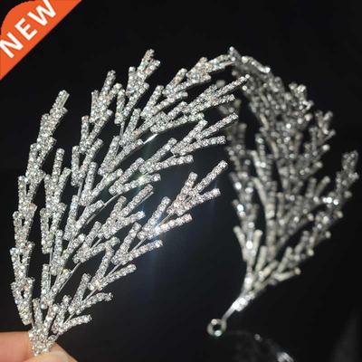 2022 Retro Luxury Bridal Hairband Headband Baroque Crystal H