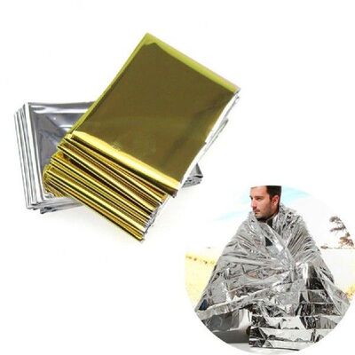 Emergency Blanket Outdoor Survival First Aid Military