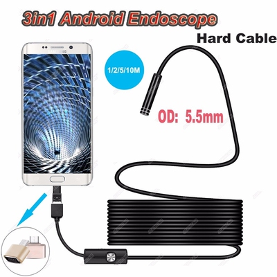 Type-c Endoscopy Android USB 5.5mm Hard Cable Camera Inspect