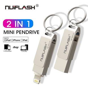 SB Flash Drive iPhone X/8/7/7 Plus/6/6s/5/SE/ipad 2 IN 1 Pe