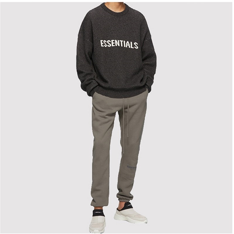 2020 Designer Brand Pullover Sweater  11 fog essential