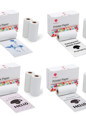 Phomemo Self Adhesive Transparent Thermal Paper Printable S