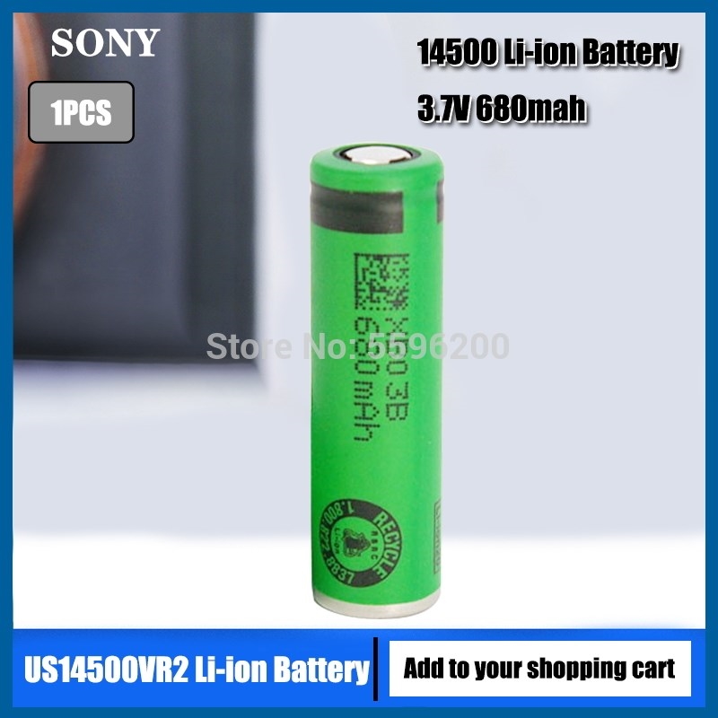 1PCS Original  3.7V US14500VR2 14500 680mAh Electric Toothbr 玩具/童车/益智/积木/模型 其他玩具枪 原图主图