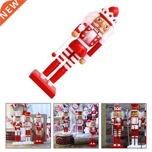 Soldier Nutcracker Adorn Xmas Puppet Wooden