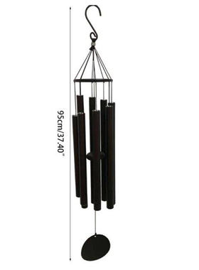 8 Tubes Iron Hanging Wind Chimes for Room Outdoor Yard Garde