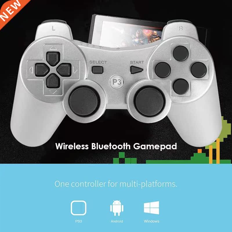 For PS 3 Bluetooth-compatible Gamepad Dual Vibration Wireles