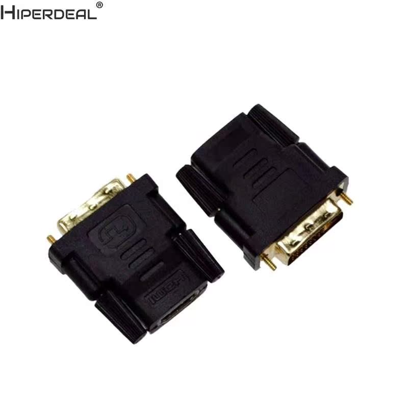 HIPERDEAL DVI D Male (24+1 pin) to HDMI Female (19 pin) HD
