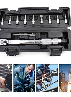 11 Piece Preset Adjustable Torque Wrench Torque Wrench 1/4