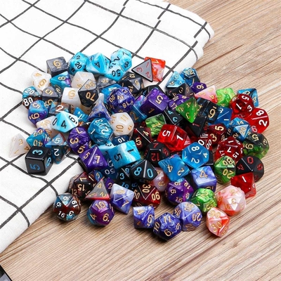 7 Color 105 Pcs Multi sied Polyhedral Dice Set DND RPG MTG