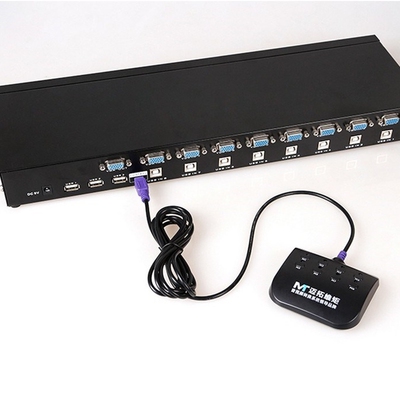 8 Ports SB 2.0 Manual KVM SWICH VGA 19 Rack mountable w. De
