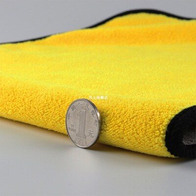 Microfiber Car Wash Towel Car Cleaning Drying Cloth Hemming