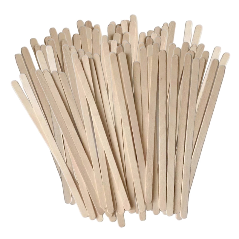 500pcs Wooden Coffee Tea Stirrers Craft Sticks Hot Corn Sti
