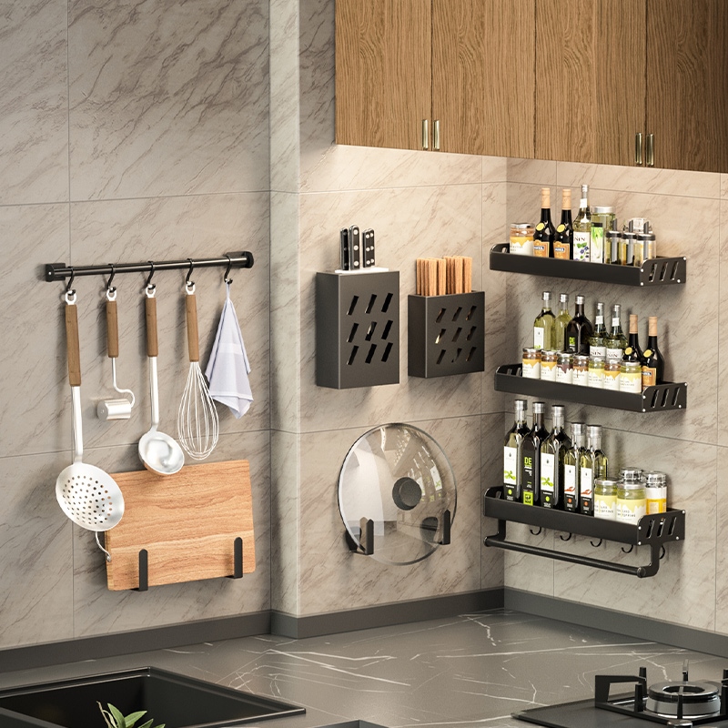 Kitchen set-up wall-walled owner with a full wall-free perfo