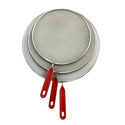 New Foldable Handle Oil Splatter Screen Frying Pan Cover Fin