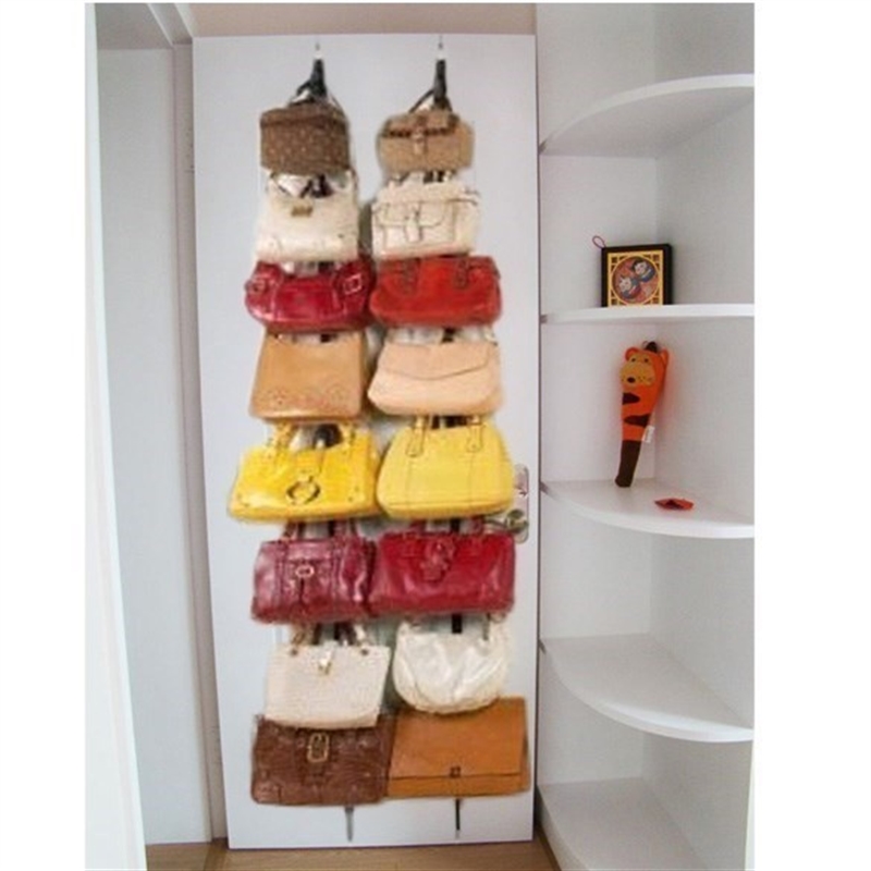 2Pcs New Hat Clothes Organizer Hanging Cap Rack Handbag Hold