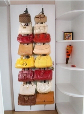 2Pcs New Hat Clothes Organizer Hanging Cap Rack Handbag Hold