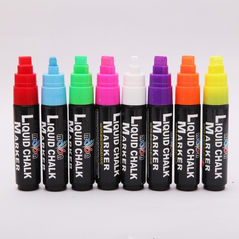 8 Color Liquid Chalk Pens LED Board Highlighter Markers  The