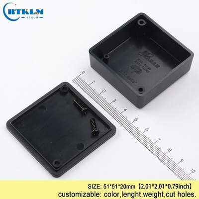 Small plastic electric box diy instrut case abs plastic junc