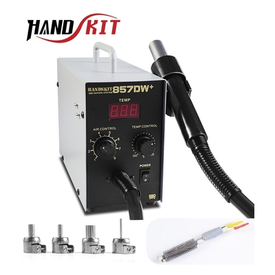 QUICK 857DW EU 220V Soldering Station Adjustable Hot Air Gu