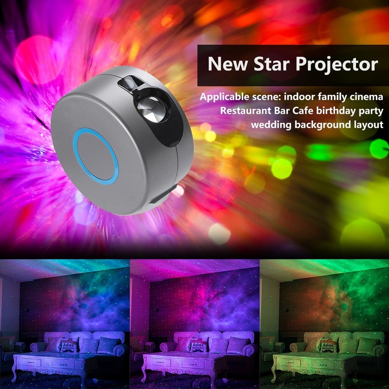 Starry Star Sky Laser Projector LED Night Light Galaxy Proje
