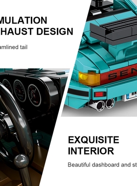 Technical Ideas Racing Car Building Blocks Expert Famous Gre