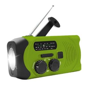 Crank Emergency Hand Flashlight Survival Weather Radio