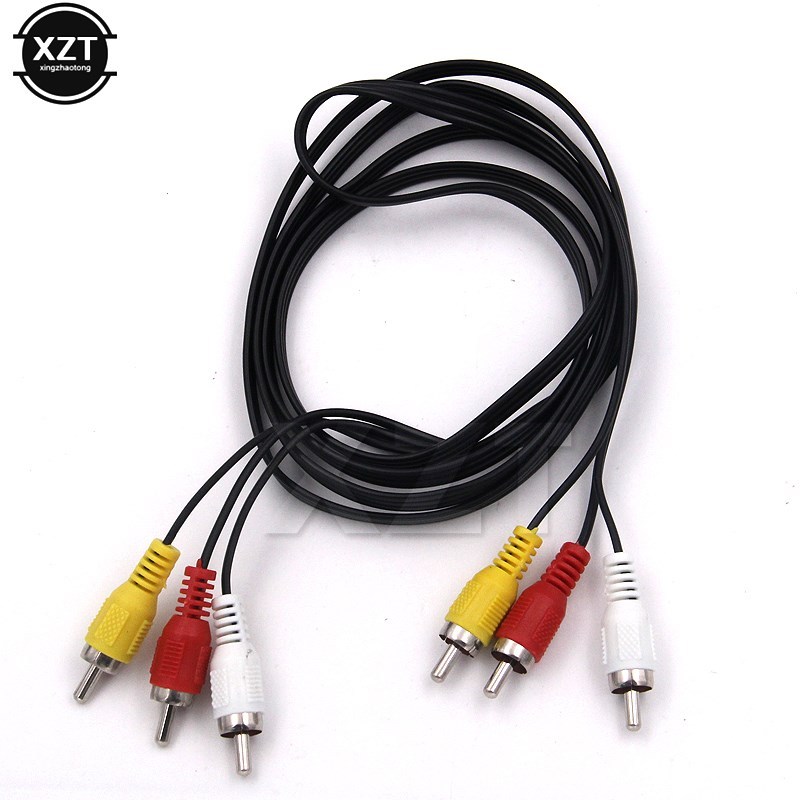 Newest 1080P HDTV AUX HDMI Cable Triple Male to 3 RCA Compo