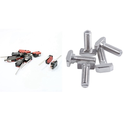 10 X Hinge Lever Long Straight Arm Snap Action Microswitch