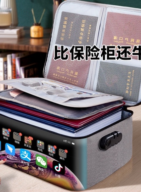 Key file boxes with a large family-capable family copy of th