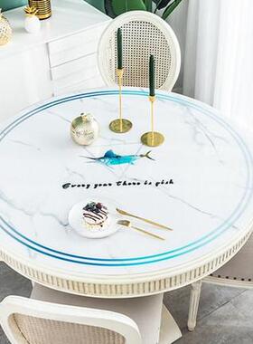 2020 Creative 1.5mm Marble Printing Round Table Cloths Not T