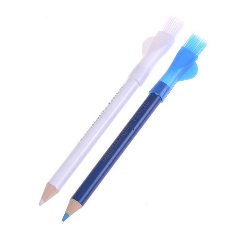 2Pcs Tailors Marking Chalk Pen Pencil For Sewing Fabric Lea