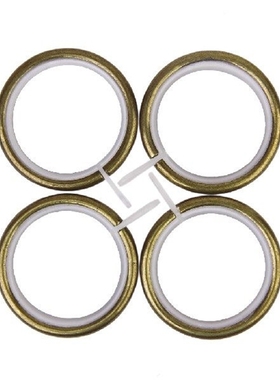 Set Of 10Pcs Metal Curtain Drapery Rings With Eyelets 35mm