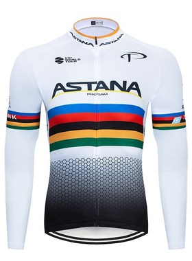 2020 ASTANA Pro Long Sleeve top Cycling Jersey MTB Bike Clot