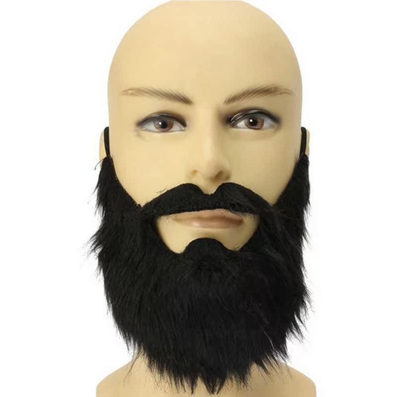 1PC Fake Beard Funny Costume Mustache Prom Props Pirate Par