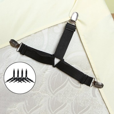 4Pcs/set Elastic Bed Sheet Grippers  Mattress Cover Blankets