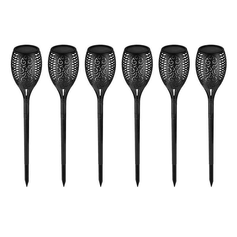 6PCS Solar Outdoor Garden Street Lights, Sidewalks, Yards, L