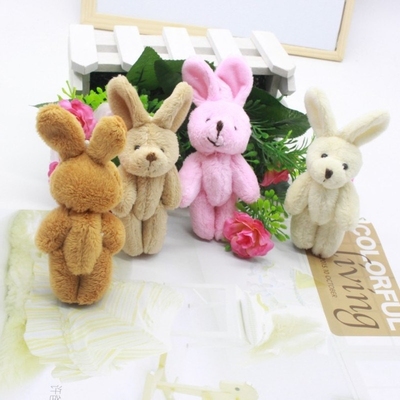 1PC Plush Toy Doll Mini 8CM Plush Joint Rabbit Toys Small Cu