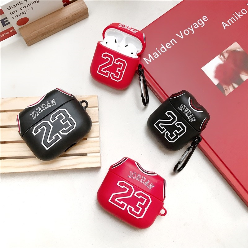 3D Hot Sport Basketball Jordan 23 Silicone Cover for Airpod