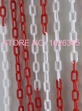 6MMX25M Plastic chain traffic caution alert warning Road con