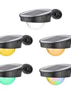 LED Waterproof Solar Lawn Light Wall Lamp Projection Chandel