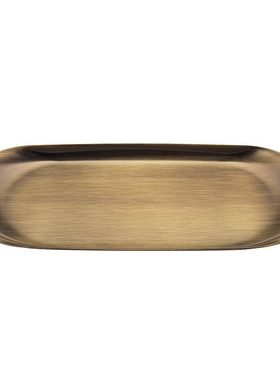 8 color Stainless Steel Oval Storage Tray Candle Plate Jewel
