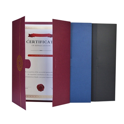 10PCS Honor Certificate A4 Cover Contract File cover Folder