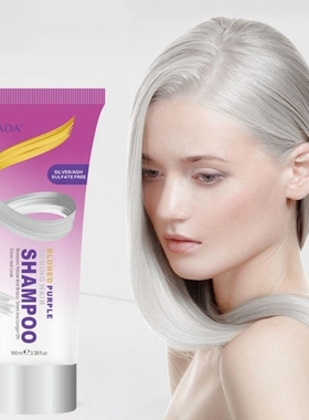 Hair-Shampoo Toner Toning Blonde Gray Silver Bleached 100ml