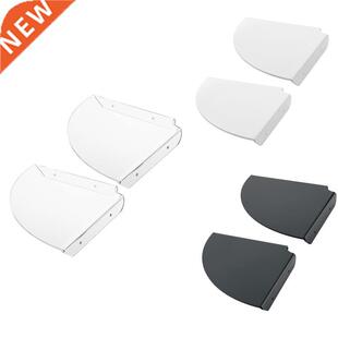 2Pcs Acrylic Corner Shelf Floating Wall Storage Shelf
