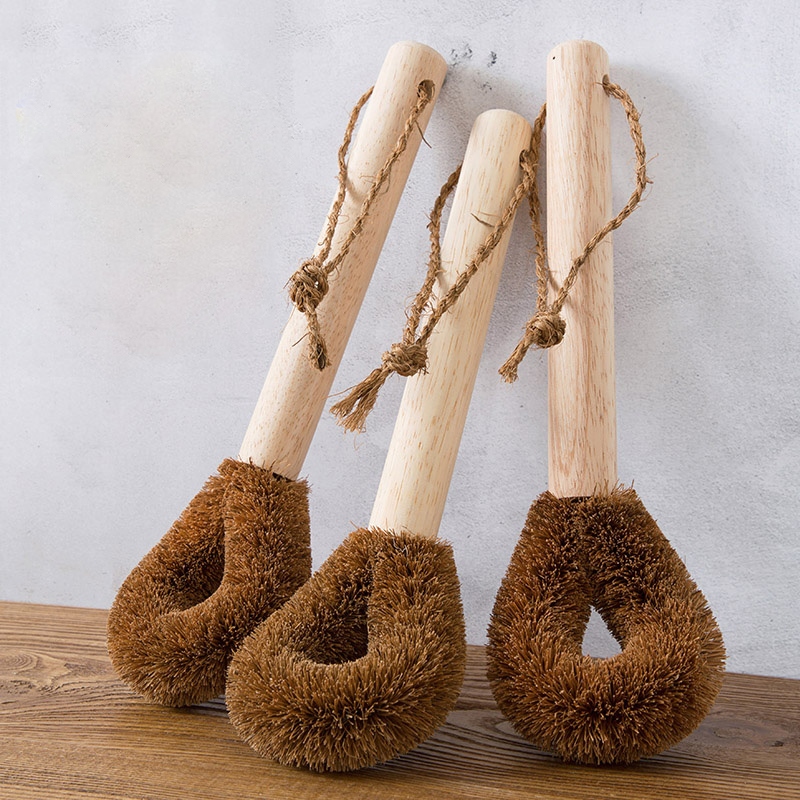 Coconut wood handle-washing pots long handle-washing pot-was