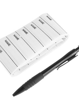 200pcs white name tag custom woven labels laundry marker set