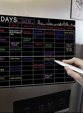 AAAJ-Magnetic Dry Erase Calendar Set 16X12 Inch Whiteboard W